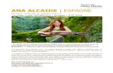 ANA ALCAIDE | ESPAGNE · 2016. 5. 25. · Les spectacles d’Ana Alcaide sont « un voyage idyllique à travers trois cultures (chrétienne, juive et musulmane), une ... del rio,