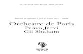 Orchestre de Parismedias.orchestredeparis.com/pdfs/np201029.pdf · 2020. 9. 29. · Maurice Ravel Daphnis et Chloé, Suite no 2 Orchestre de Paris Paavo Järvi, direction Gil Shaham,