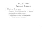 BDR 4I803 Support de cours...relations to semistructured data and XML, Morgan Kaufmann, 1999. 5 BDR Master d’Informatique Niveau M1 Cours 1- Méthodes d’accès Stéphane Gançarski