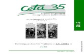 Catalogue 2016 salariés V2 maj 22122015 - webtrame.net · 2016. 8. 17. · Page 3 CETA35 - Catalogue de formations salariés 2016 Forma on LAIT Enjeux et contexte Le robot de traite