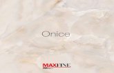 Onice - FMG · 2018. 10. 17. · Block A and Block B are two tiles that enable the effect of “book-matched” marble with mirror-image veining. This effect is definitely rare in