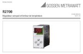 ba f - gossenmetrawatt.com · sans L4 Caractéristique Identification. GMC-I Messtechnik GmbH R2700–8 Encastrement / préparation Figure 1, ... 1116 2 – 2 – 17 3318 4 + out1