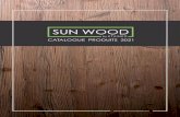 by ST AINER CATALOGUE PRODUITS 1/2020 - SUN WOOD · Panneau de particules Panneau de particules de haute qualité, format 2800 x 2070 mm, avec vernis de protection pour meubles Panneau