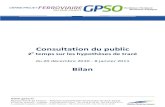Consultation du public - lignenouvellesudouest.frlignenouvellesudouest.fr/bilan_2etemps_consultation.pdf · 2e temps de consultation du public, 20 décembre 2010 - 8 janvier 2011