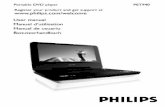 P001-035 PET940 12 EngIndicateur de mise en route / chargement / détecteur de télécommande Flicitations pour votre achat et bienvenue sur le site Philips ! Pour profiter pleinement