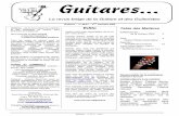 ème Edito Table des Matières · 2005. 11. 28. · clavier pour compiler ce numéro de Guitares... Désolé pour tous les impatients qui ... Depuis lors, un grand nombre de guitaristes