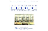 Classical Choral Catalogue 2018/19 - Casa musicale Del Rio · 2019. 4. 13. · Les Éditions Alphonse Leduc comptent parmi les plus anciennes maisons d’éditions musicales de France.