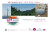 20 & 21 MARS 2018 / PARIS - PARC FLORAL › wp-content › ...ISO 21809 : Ø Défaut artificiel de revêtement de Ø 6 mm, potentiel de -1,5 V/ ECS, dans eau salée à 3% NaCl et durée