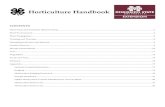 Horticulture Handbook - Mississippi State · PDF file 2016. 2. 29. · 2 If you like variety, you should love horticulture. In horticulture, we grow some plants for beauty, such as