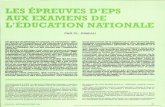 LES ÉPREUVES D'EPS AUX EXAMENS DE L'ÉDUCATION NATIONALEuv2s.cerimes.fr/media/revue-eps/media/articles/pdf/70237-43.pdf · LES ÉPREUVES D'EPS AUX EXAMENS DE L'ÉDUCATION NATIONALE