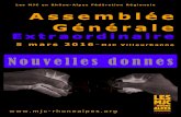 Les MJC en Rhône-Alpes Fédération Régionale Assemblée … · Les MJC en Rhône-Alpes Fédération Régionale, Assemblée Générale Extraordinaire 5 mars 2016 Liste des documents