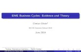 EME Business Cycles: Evidence and Theory · business cycles where there is no cycle present in the original data. (IGC-ISI Summer School 2014) EME Business Cycles June 2014 8 / 122.