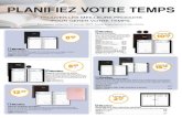 PLANIFIEZ VOTRE TEMPS - Bureautique Inter-Rives inc570465 (YP200-59-19) violet *Ce produit n’est pas disponible en français. 424960 (YP200-45-19) gris Agenda à colorier hebdomadaire/mensuel