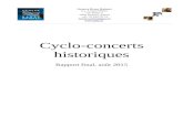 Cyclo-concerts historiques · 2015. 9. 28. · Klezomania, du zurichois Marcel Saurer, inspiré par la musique Klezmer. Les influences étrangères sur la Suisse étaient importantes
