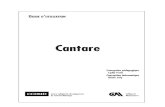 Cantare - CCDMDrea.ccdmd.qc.ca/document/Cantare_f.pdf · 1999. 8. 19. · Cantare, version du professeur - Cantare 6 Cantare, version du professeur Une fois le logiciel lancé, vous