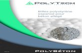 Billes polystyrène expansé pour béton allégé · 2018. 11. 26. · Granulat isolant idéal pour isoler et traiter thermiquement et acoustiquement les différents types de supports
