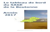 Tableau de bord 2010 · 2019. 10. 15. · Tableau de bord du SAGE Boutonne 2017 5 1.5) La forme actuelle du tableau de bord L‘agence de l‘eau Adour Garonne a réalisé un cahier