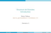 Structure de Données Introduction - unice.fri3s.unice.fr/master-info/assets/l2/structures-et-c/1... · 2020. 10. 22. · Carine F ed ele Wikipedia Marie Pelleau Introduction 2020-20212/58.