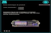 SERIE RSDG2000X · 2020. 6. 10. · Nombreux types de modulation analogique et numérique : AM, DSB-AM, FM, PM, FSK, ASK, PSK et PWM. Fonction de balayage et de train d'onde. Fonction