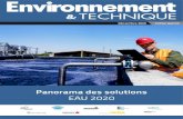 EAU 2020 · 2020. 12. 7. · EAU SOMMAIRE Ce numéro est un tiré à part du cahier central Environnement & Technique de la revue Actu-Environnement le Mensuel. N° de commission