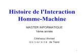 Historique de l'Interaction Homme-Machinefmi.univ-tiaret.dz/images/1GL/2019.2020/S2/IA--Cours-1... · 2020. 3. 3. · Intellect” (SRI Report, 1962) "By augmenting man's intellect