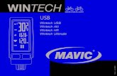 Wintech USB Wintech Alti Wintech HR Wintech Ultimatec. CD du logiciel Wintech Manager d. Sticker Mémo Boite Capteur de Vitesse E-Skewer e. Capteur E-Skewer f. Support compteur g.