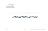 CAP Assistant(e) Technique en Milieux Familial et CollectifCahier des charges CCF – CAP ATMFC – 2018 3 2 – Activités d’entretien du cadre de vie : 2 - 1 Approvisionnement