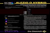 Feuillet technique ALEZIO O HYBRID · 2020. 7. 28. · l’expertise, les conseils et une large gamme de services du réseau professionnels De Dietrich L’étiquette énergie associée