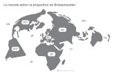 Le monde selon la projection de BriesemeisterC INSHEA-SDADV-2015-2016 Le monde selon la projection de Briesemeister (légende) af : Afrique am : Amérique as : Asie at : Océan Atlantique