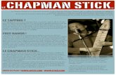 Plaquette Stick Chapman AFSTG A5 essai - Olivier Chabasse · Le Chapman Stick© est un instrument américain né des recherches d’Emmett Chapman qui, en utilisant la technique du