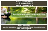 BROCHURE BALI 2018 GIVAUDAN - S.O.I.S · 2020. 9. 1. · Yogyakarta, situé sur l’ïle de Java, est une ville pleine de richesses et une ville prestigieuse : la proximité du volcan