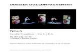 DOSSIER D’ACCOMPAGNEMENT - malrauxchambery.fr...l’Orchestre Philharmonique du Luxembourg, les spectacles de Yannick Jaulin, la biennale de la Danse de Lyon, Cie E.V.E.R. (Obstinés