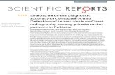 Evaluation of the diagnostic accuracy of Computer-Aided Detection of ... - CHS · 2020. 1. 8. · Scientific REPoRTS | (2018) 8:12339 DOI10.1038s41598018308101 1 Evaluation of the