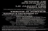 SAMEDI 8 DECEMBRE 07 · 2018. 7. 17. · 19h45 : Spectacle : Groupe Iliret ( chants et danse albanais de Kosove ), groupe Raices de Bolivia ( danse de Bolivie ), groupe genevois Cézigues