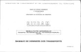 MINISTERE DE L'EQUIPEMENT ET DE L'AMENAGEMENT DU …temis.documentation.developpement-durable.gouv.fr/pj/... · 2009. 9. 7. · NOVEMBRE 1977. ORGANISME ... Trafic international de