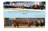 Concours Général Agricole de Paris 2020 · 2020. 4. 15. · Index 2020/1 83 filles ISU : 119 INEL : 0 Lait : - 116 TB : -0,1 TP : 0,4 Hambourg, sa mère, est venue trois fois à