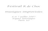 Festival R de Choc musiques improviséesstorage.canalblog.com/50/77/77359/13643106.pdf · in a soul group offering covers of Otis Redding, Sam and Dave and Motown hits occupied much