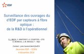 d’EDF par capteurs à fibre · 2018. 11. 16. · Rencontre EDF / CERN du 04 / 12 / 2014 Journées GC DPI 2014 – 1 & 2 octobre – Grenoble Principe de la mesure répartie (T,