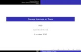 Formeslinéaires Espacedualendimensionﬁnie Traceperso.numericable.fr/psietoile/dualitebeamer.pdf · Formeslinéaires Espacedualendimensionﬁnie Trace Supplémentaires à un hyperplan