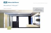 Rockfon Royal · 2020. 7. 30. · Rockfon® Royal ™-Finition texturée blanche et esthétique- Haute absorption acoustique et protection incendie élevée (Classe A1) - Panneau