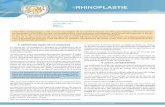 RHINOPLASTIE - Dr Frédéric LANGE › wp-content › uploads › 2013 › 12 › rhinoplastie.pdfUne rhinoplastie, bien que réalisée pour des motivations es-sentiellement esthétiques,