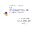 STRUCTURES ET ORGANISATION DE L’ENTREPRISEdahchour.e-monsite.com/medias/files/2-structure-et... · 2013. 10. 22. · INTRODUCTION n« L’organisation » et la « structure » :