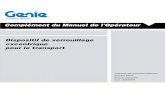 Complément du Manuel de l'Opérateur Dispositif de verrouillage excentrique pour …manuals.gogenielift.com/Operators/french/1286694FR.pdf · 2020. 1. 23. · Code 1286694FR Dispositif