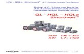Scheda HQL HQLa - Positronic · 2017. 9. 5. · Motor Brake Static torque Rectifier Coil inertia (J) Max. speed sw. ON sw. OFF Max admissible work Size Type Nm (max) Input Vac –