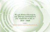 TOME 1 VISION, AXES ET OBJECTIFS STRATÉGIQUES · 2018. 2. 12. · Plan Stratégique de Développement du Trésor Public 2016 – 2020 • VISION, AXES ET OBJECTIFS STRATÉGIQUES