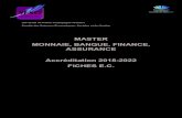 MASTER MONNAIE, BANQUE, FINANCE, ASSURANCE Accréditation 2018-2022 … · Intitulé de l’EC : UE 2 – Diagnostic financier approfondi Présentation (10 lignes max) Description