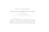 Éloge historique de François-Edmond Pâris par Joseph ...François-Edmond Paris, que l'Académie des Sciences a perdu le 8 avril 1893, était né à Paris le 2 mars 1806. Son père