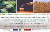 LA FILIÈRE BRASSICOLE EN OCCITANIE · La Malterie du Vieux Silo (Tarn) présentera son activité et ses besoins. ... Le Biocivam 11 est l’association des producteurs bio de l’Aude