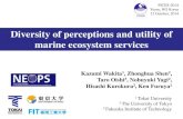 Diversity of perceptions and utility of marine ecosystem services · supcon MC envgoods P mineral Essential Benefits Indirect Benefits Cultural Benefits??? Latent variables and behavioral
