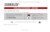 CATALOGUE DE DISQUES – JUIN 2020 · 2020. 6. 9. · ZARBALIB(r) – Des disques de jazz (et des environs proches) – édition du lundi 8 juin 2020 – zarbalib.fr Jazz et musiques